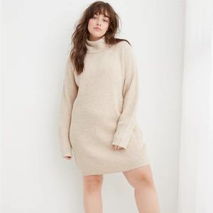 American Eagle Aerie - L CozyUp Waffle Sweater Dress NWT